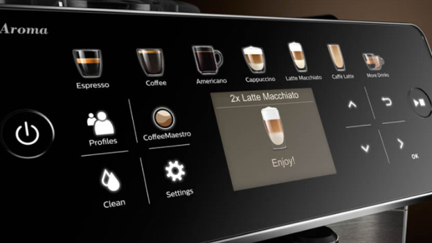 GranAroma : boutons tactiles