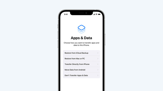iPhone apps and data