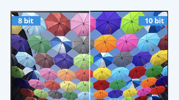 Meilleur contraste et couleurs réalistes avec 10 bits