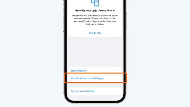 iphone inhoud wissen