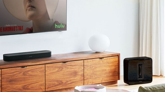 Barre de son Sonos dans la salle de séjour