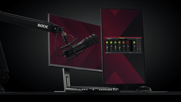 XDM-100 : fixation antichoc et filtre antipop