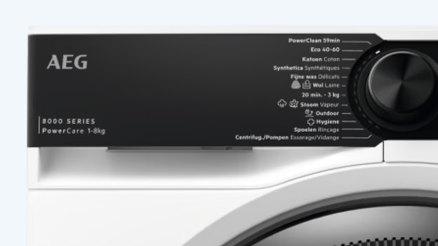 AEG 8000 PowerCare: cleaner laundry