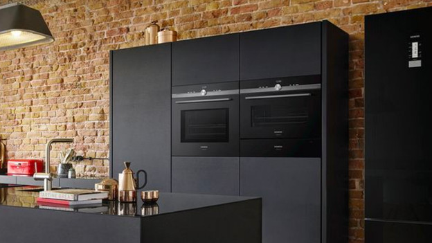 Siemens ovens in kitchen