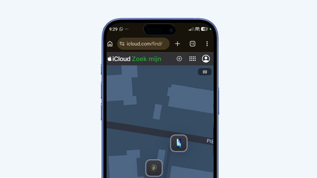 zoek mijn in icloud