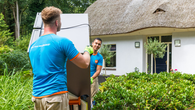 Frigo en position verticale