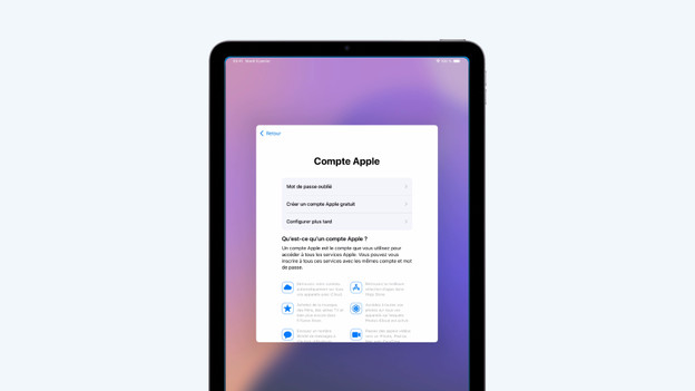 Je n'ai pas encore de compte Apple