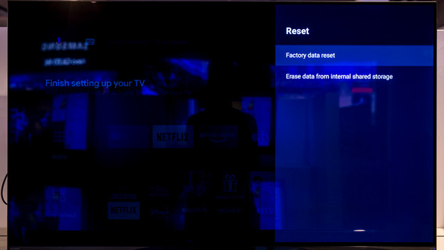 Restore factory settings