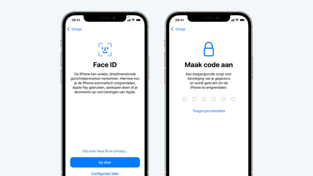 Face ID instellen