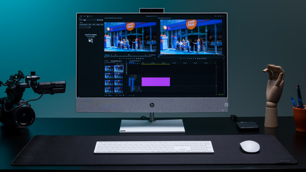 Edit videos on HP desktop.
