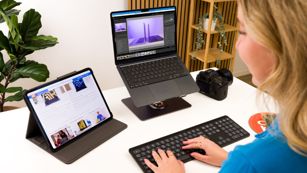 MacBook en iPad samenwerking