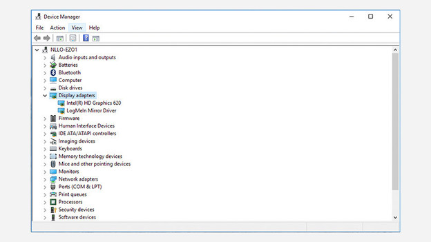 Het scherm waar de updates gedeïnstalleerd en gereïnstalleerd worden