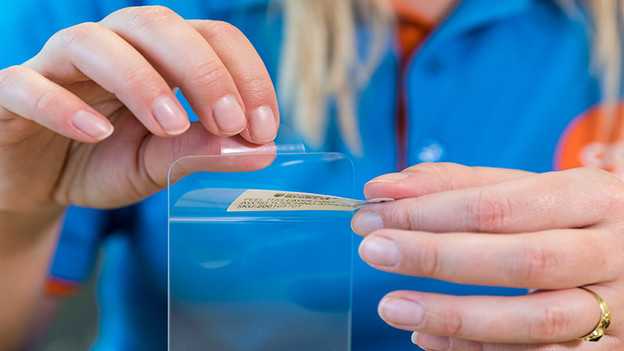 Screenprotector opplakken