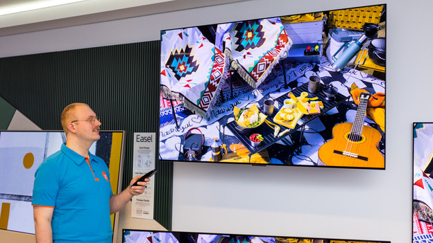 Kijkhoek en reflecties van de LG C3 OLED EVO tv