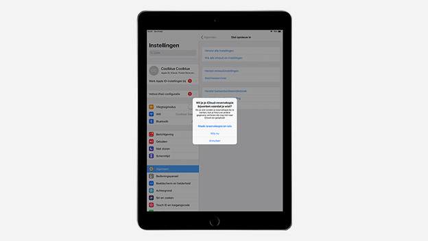 Réinitialiser aux paramètres d'usine