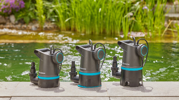 Différentes pompes de jardin