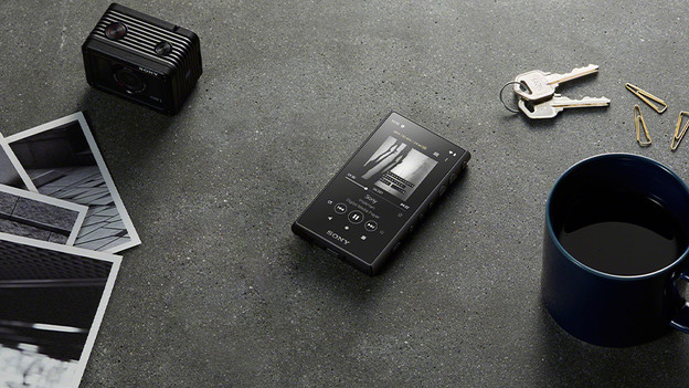 Lecteur MP3 sur une table