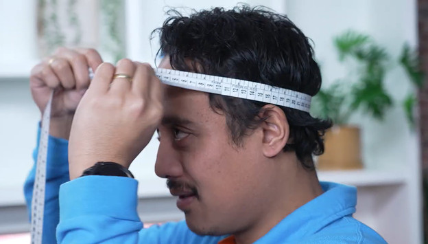 Casque de vélo avec tour de tête