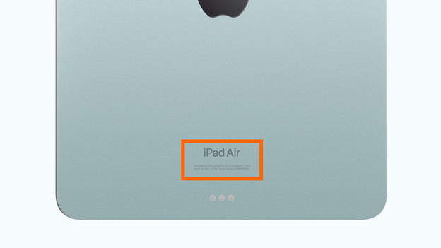 Model number on the casing