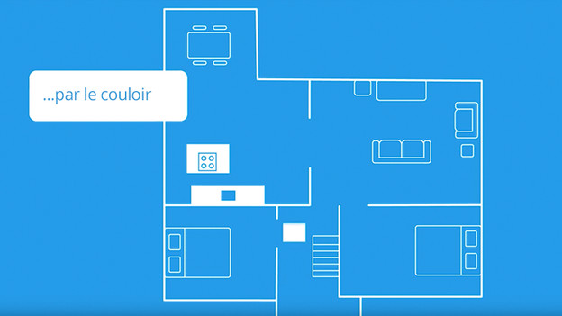 suivez le chemin vers le frigo