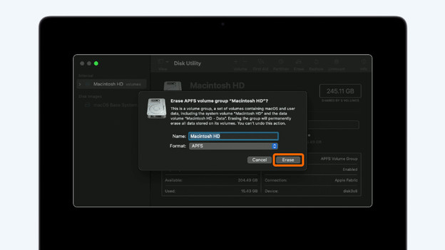 Opstartschijf wissen