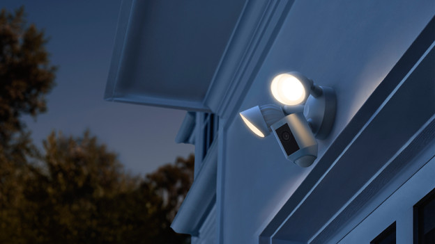 Floodlight or spotlight camera