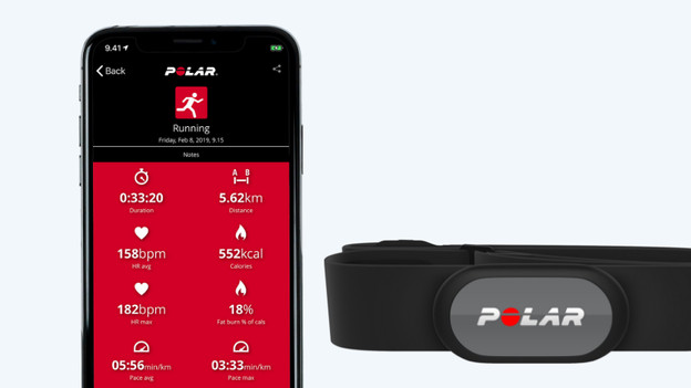 Polar heart rate sensor