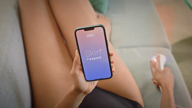 Easily remove hair thanks to feedback in the app