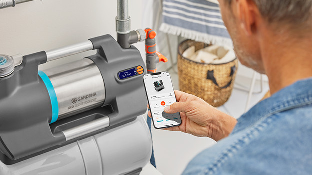 Appli pour pompe à eau Gardena