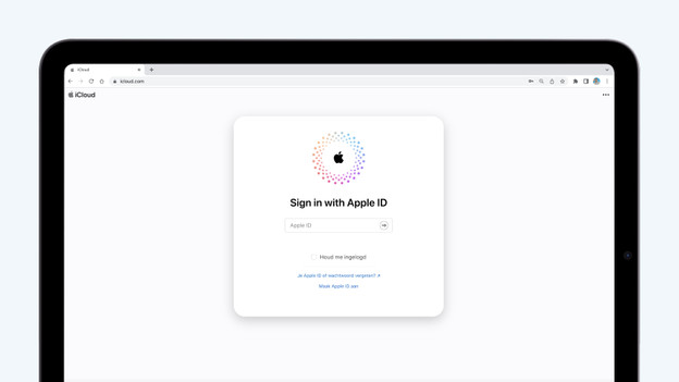 Log in met je Appe lD.