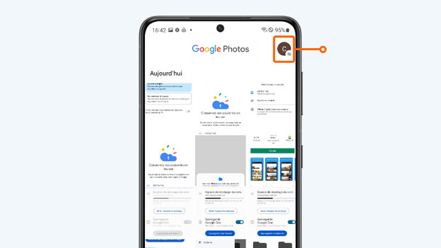 Google Photos copie smartphone