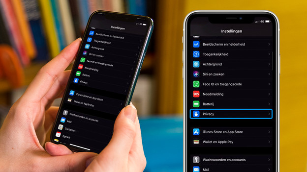 Scroll to 'Privacy' and tap it.