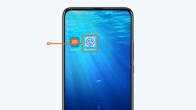 1. Appuyez sur Paramètres.