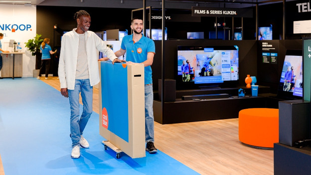 Tv's meenemen of laten bezorgen