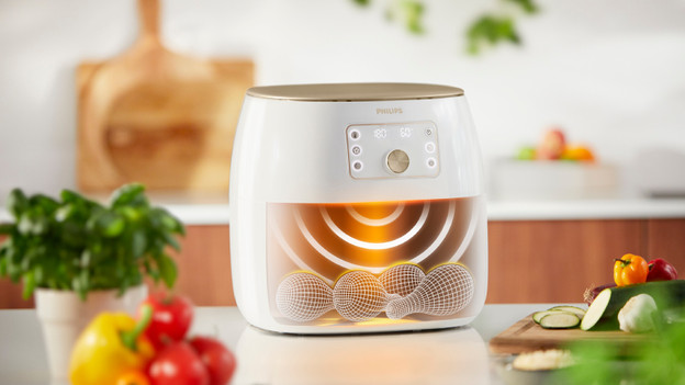Philips airfryer XXL Smart Sensing: extra knapperig bakresultaat