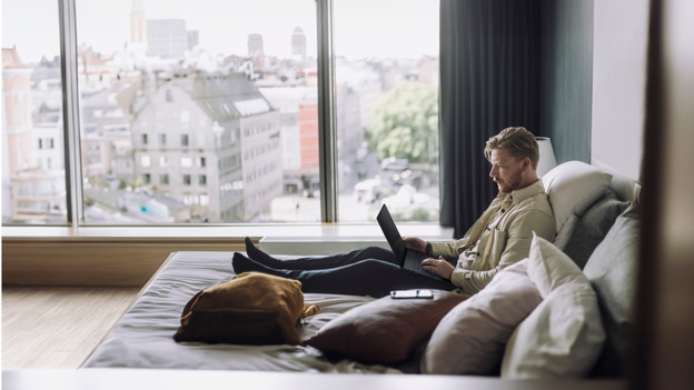 ASUS ProArt laptop in gebruik