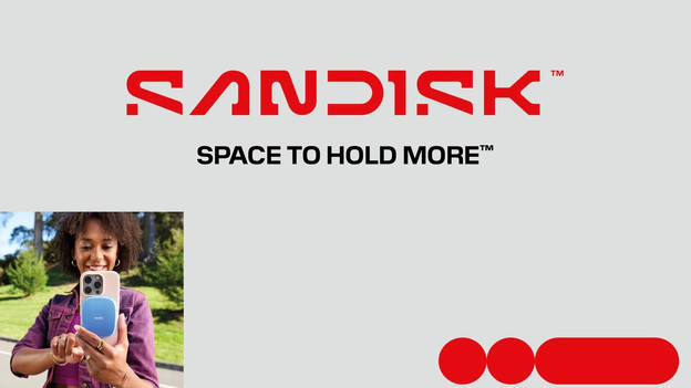 SANDISK - het nieuwe branding