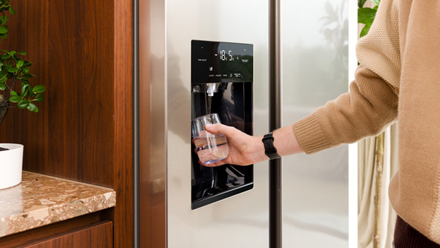 Amerikaanse koelkast met dispenser