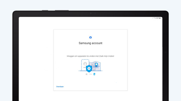 Samsung tablet installatie