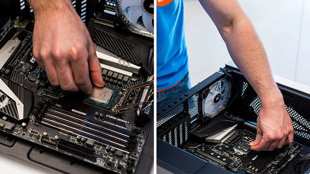 Installeer processor