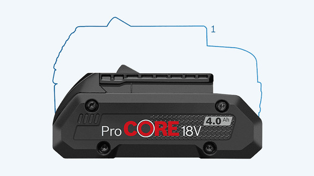 Batterie Bosch PROCORE18V