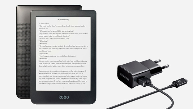 Kobo e-reader en oplader