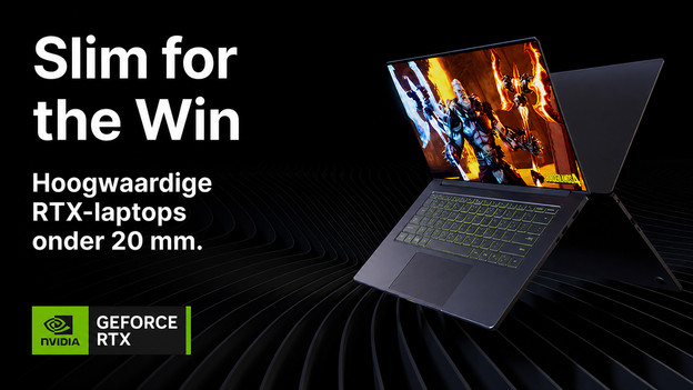 Bekijk de NVIDIA Slim Gaming laptops