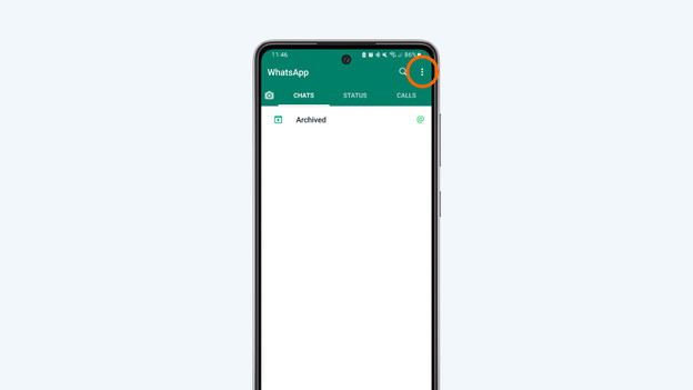 Tap the 3 dots at the top right.