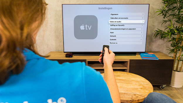 Ga bij Instellingen naar Video en Audio