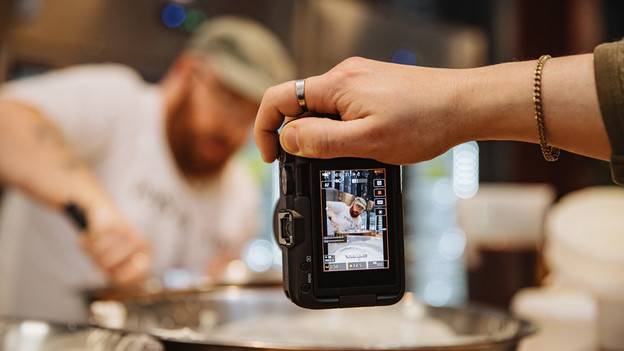 Camera met autofocus