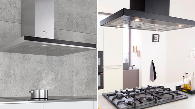 Wall range hood and island range hood