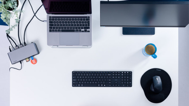 Thunderbolt op een werkplek