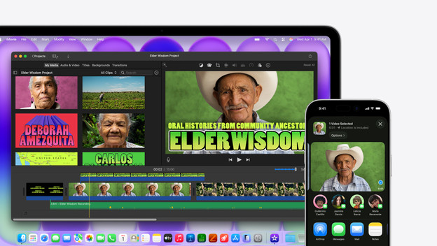 AirDrop iPhone en MacBook