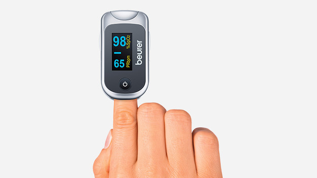 Saturation monitor on finger